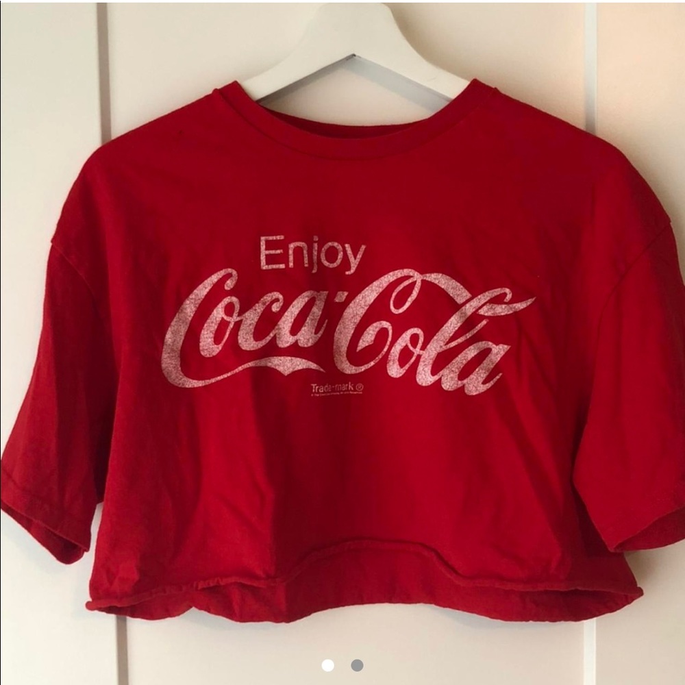 Coca Cola cut off crop top